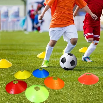 Disc Cone Set Multi Sport Training Space Cones With Plastic Stand Holder for Soccer Football Ball Game Disc