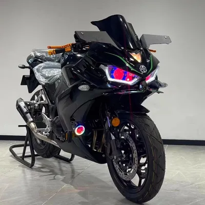 New V6 EFI Sports Car Country 400 Road Race Small Ninja R3 Horizon Heavy Locomotive Off-Road Motorcycle with License