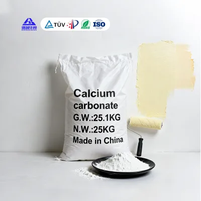High Purity CaCO3 98% Ground Powder ISO9001 Certified BSCI Audited Paper Filler Plastic Masterbatch Calcium Carbonate Powder
