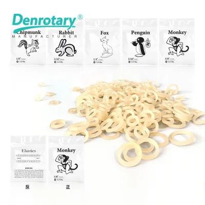 Orthodontic Hot Selling Manual CE Certified Transparent Medical Elastic Molar Rubber Bands