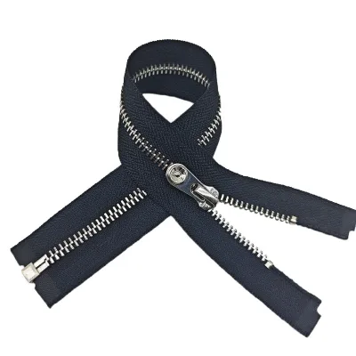 Zipper Factory Custom High Quality Zipper Open End Clothing Metal Zipper
