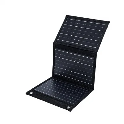Cross-border Solar Folding Package TypeC USB Photovoltaic Charging Outdoor Camping Mobile Phone Charging Board Double USB 5V21W