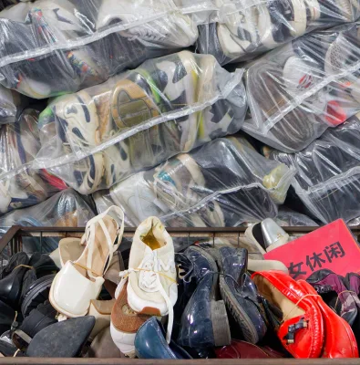 High Quality Second Hand Summer Shoes Factory Wholesale Comfortable Vintage Style Cotton Polyester Grade Cheap Price