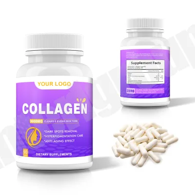 OEM Private Label Collagen Pills Capsules Beauty Supplement Collagen Capsule