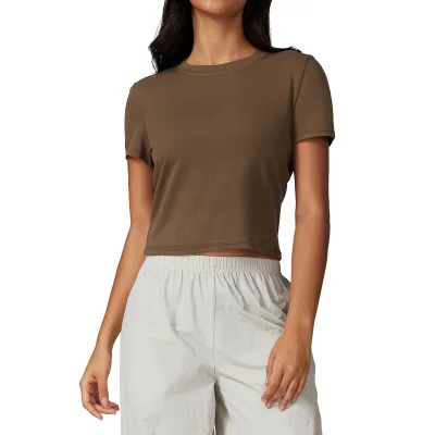 Clearance Quick-Drying Women's Sports T-Shirt Loose Yoga Blouse for Summer Outdoor Running Eco-Friendly Gym Fitness Sports Wear