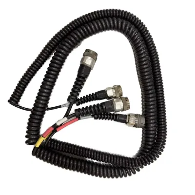 32V DC M16* 1.5 M20* 1.5 Controller Cable for  Asphalt Paver Leveling System