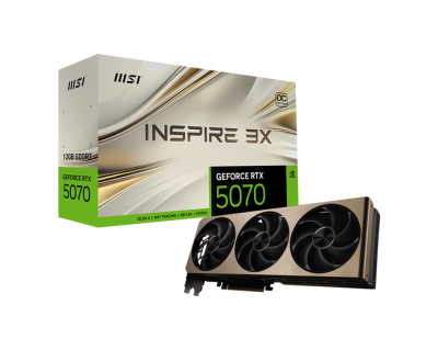 Best Price Graphic Card MS1 GeForce RTX 5070 12G INSPIRE 3X OC Separate Graphics Card for Desktop Computers