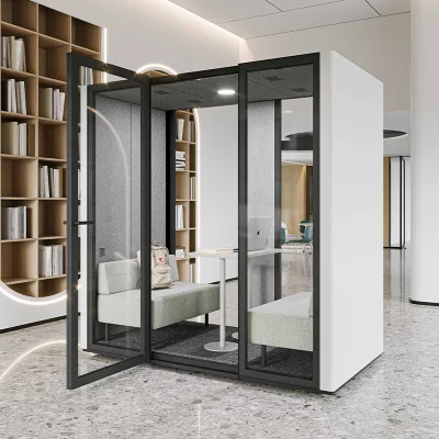 Mobile Office Pod Soundproof Meeting Office Phone Booth Seating Pod