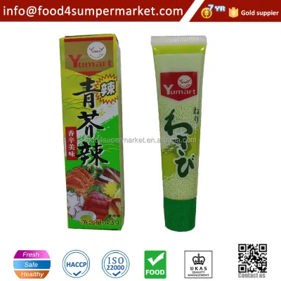 Japanese Sushi Food Mustard Based Pure Natural Slimming HACCP ISO Halal Certified Restaurant Use Wasabi Paste Power