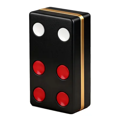 Dominoes Block Edc Autism Haptic Metal ADHD Push Slider Metal 3 Layers Fidget Slider for Stress Relief