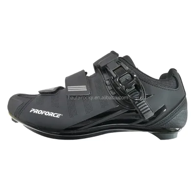 Men's All-Season Breathable Cycling Shoes Black Mesh Design Winter Spring Summer Autumn Features Buckles for Road Bike Riding