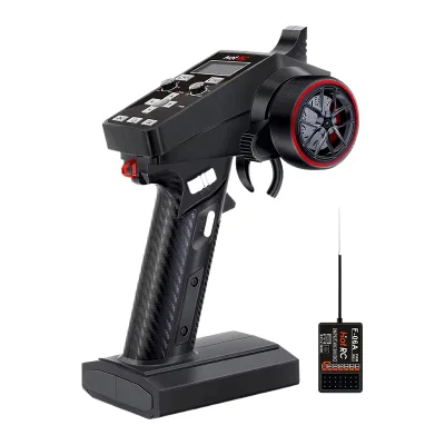 6 Channels One-Handed Control Radio Transmitter For RC Toy Car Boat Tank Racer Drone Quadcopter HOTRC CT-6A 2.4GHz 6CH FXB