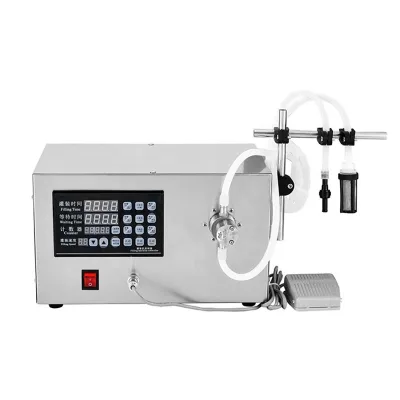 Automatic Liquid 2 Head Filler Machine Liquid Soap Small Digital Control Magnetic Pump Liquid Filling Machine