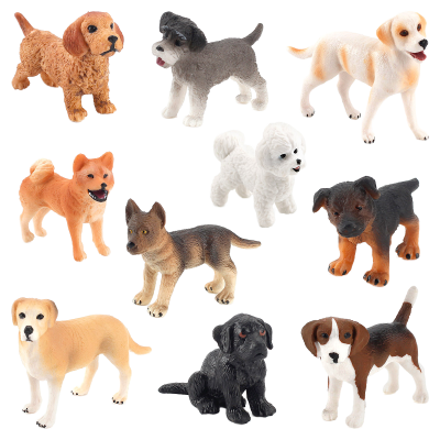 Simulation Dog Model Solid Static Decoration Handwork PVC Animal Theme Golden Retriever Labrador Beagle