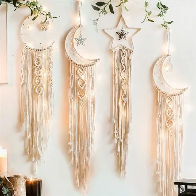 Decoration Suspendue En Forme De Lune Balle Cuisine Boho 5 : Boheme Cotiere Directe Maison Francaise D'Accent Toilettes