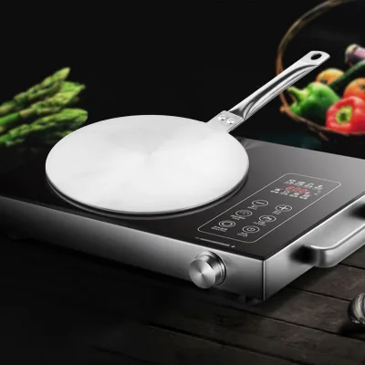 Stainless Steel Induction Cooker Diffuser Induction Heat Resistant for Frying Pan Restaurant Cafe Home Commercial Grade