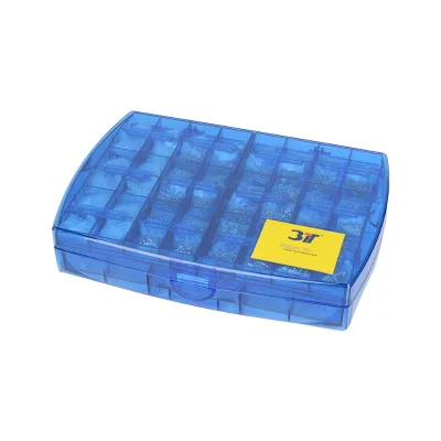 Eyeglass Sunglass Repair Kit Replacement Nose Pads Stainless Steel Screws Kit with Plastic Box Optical Equipment