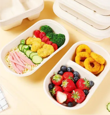 Biodegradable Food Box With Logo Drinks Snack Takeaway Thermal Box for Small Food Packaged Window Box Packaging