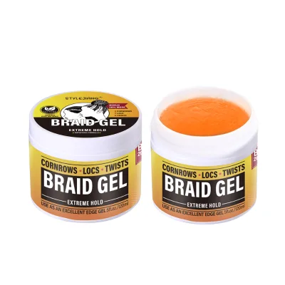 Professional Controls Hairline Hair Wax Edge Control Braid Gel Non Flaking Firm Shine Hair Gel