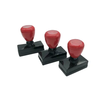 Round Handle Office Flash Rubber Custom Stamp