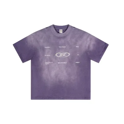 Vintage Men's T-shirts  Printing 100% Cotton Oversized T-shirts Custom Printing T-shirts for Men