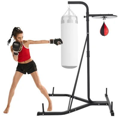 Heavy-Duty Boxing Punching Bag Rack Free Standing Boxing Bag for Home Fitness Strength Training Equipment