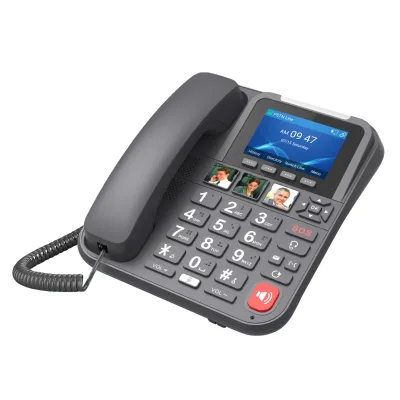 Hotel Office Wireless IP Telephone Big Button Volume TF Card Recording SOS Features-POE WiFi PSTN Network Compatibility