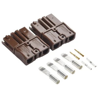 SBS75X China-Made Black Brown Blue Color Forklift Connector Power Plug Connector 75A 600V