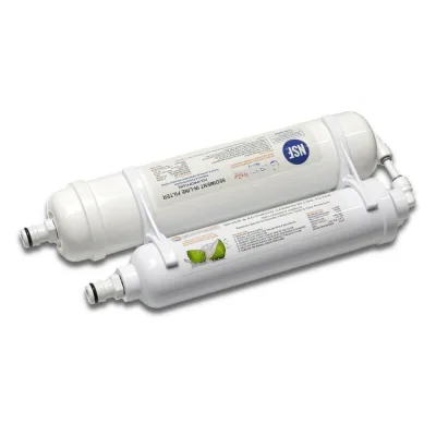 2 Stages Caravan Water Filter 12" Sediment+10" SILVER Inline Filter Garden Hose
