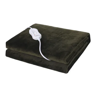 Plastic Control Temperature Regulated Falnnel Electric Heatng Blanket Made in China