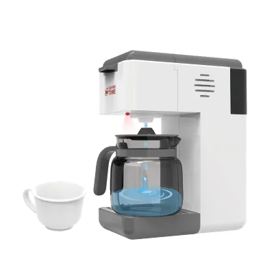 New Multi Function Light Sound Simulation Capsule Powder Coffee Plastic Machine Kids Play Electric Coffee Maker Toy