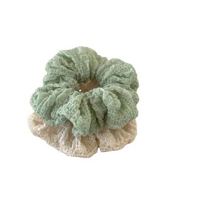 Sweet Girl Rubber Hair Bands Fabric French Hair Scrunchie for Women Girl Hair Accessories