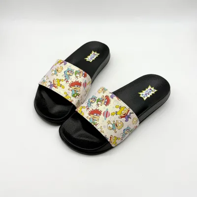 New Design Customizable Ladies Printed Platform Designer Slippers Summer Fashionable Anti-Odor PU Upper Bathroom Slippers