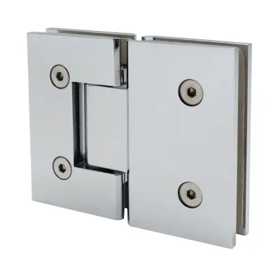 180 Degree Glass to Wall Door Clamp Holder Brass Chrome Plated Glass Fixing Clip Glass Clamp