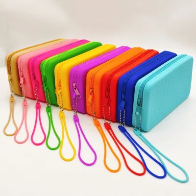 Wholesale Classic Silicone Phone Case Waterproof Soft Tote Bag Headphone Personal Item Storage Key/Coin Purse High Precision