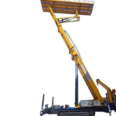 High Quality Customized 18m 23m 31m Automatic Buckle Lock Edge Metal  High-altitude Lifting Platform Roof Forming Machine