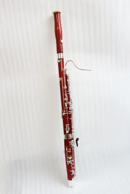 FBN-400 Mahogany Varnish C Key Bassoon Synthetic Ivory Bell Ring Fast Delivery for Symphony Stage Recital Competition