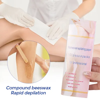 Good Quality Professional Wax Strips for Summer Depilation Double Sided Cold Wax Paper for Leg Body