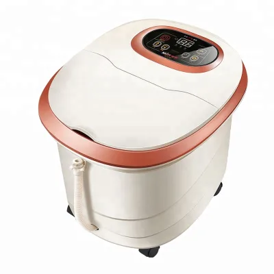 Electric Healthcare Foot and Vibrator Deep Heat Commercial Automatic Rolling Footbath Massager