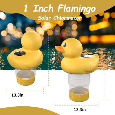 Factory Directly Duck Pool Chemical Floater Automatic Disinfection Chlorine Dispenser for Swimming Pool Cleaning Maintenance