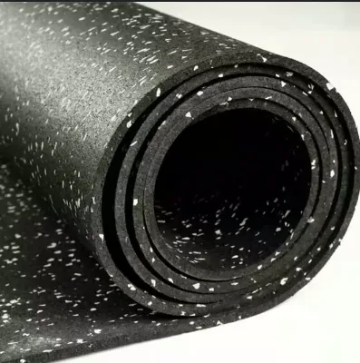 Hot Selling Gym Matts Exercise Mat 2-12mm Thickness Weightlifting Gym Flooring Shock Absorbing Gym Rubber Flooring Rolls
