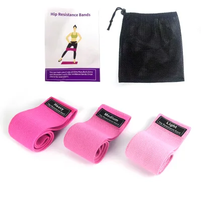 Booty Exercise High Elastic Fabric Resistance Bands for Men and Women Stretching Exercise,Customized Hip Resistance Bands