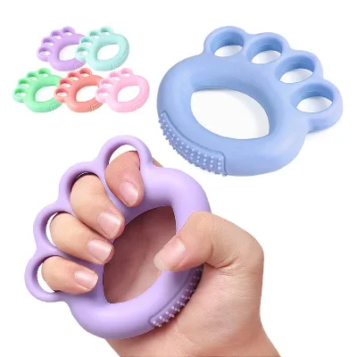 Factory Wholesale Price Silicone Rubber Grip Ring Hand Exercise Hand Rehabilitation Finger Power Training