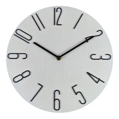Clock 12 Inch 30 cm Classical Plastic Creative Design Wall Clock