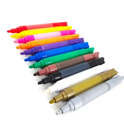 New Wholesale 60 Colors Acrylic Paint Pens Alcohol Ink Set Dual Tip Art Markers Permanent Marker Pens