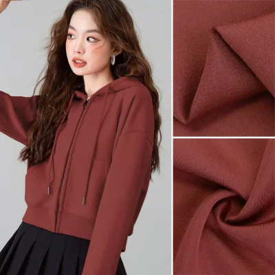 AC8211 Acetate Polyester Scuba Knitted Fabric 14% Acetate+78% Polyester+8% Spandex Fabric for Clothing