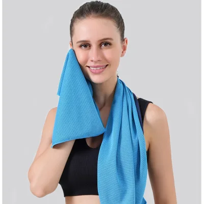 Wholesale Summer Ice Silk Sports Towel Quick Dry Towel Fitness Cooling Towels