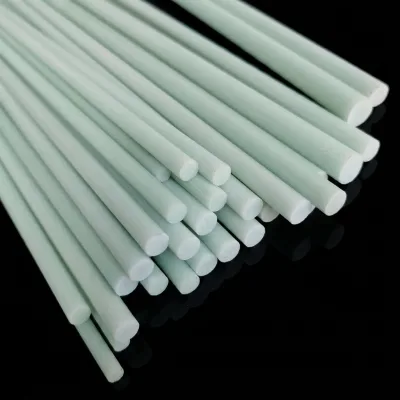 Green FR4 G10 Epoxy Fiberglass Rod, Anti-aging High Compressive Strength Bar for Welding Fixture