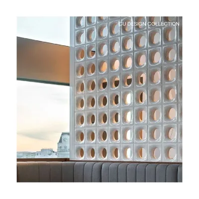 Indoor and Outdoor Commercial Space Decoration with Porous Hollow Clay Bricks Firebricks for Garden Living Room