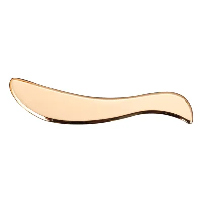 S Shape Natural Brass Metal Gua Sha Scraping Board Guasha Facial Spa Massager Meridian Massage Skincare Beauty Tool Home Use